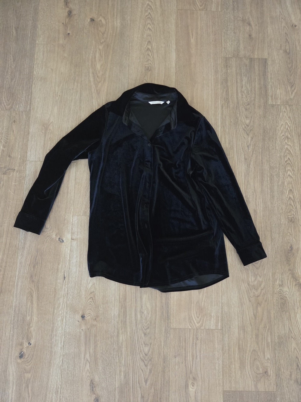 Soft Surroundings Black Velvet Blouse Jacket